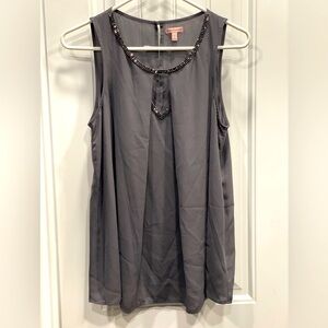 Juicy Couture grey sleeveless top